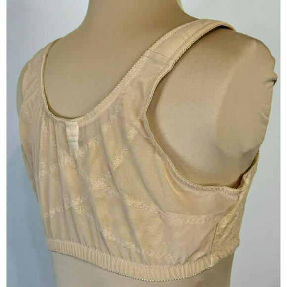 NWT Comfort Choice Beige Lace Posture Support Bra 38B With Front Closure - Picture 7 of 11